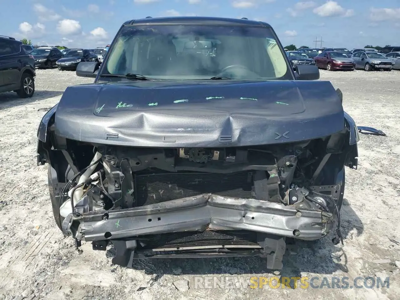5 Photograph of a damaged car 2FMGK5B88KBA11334 FORD FLEX 2019