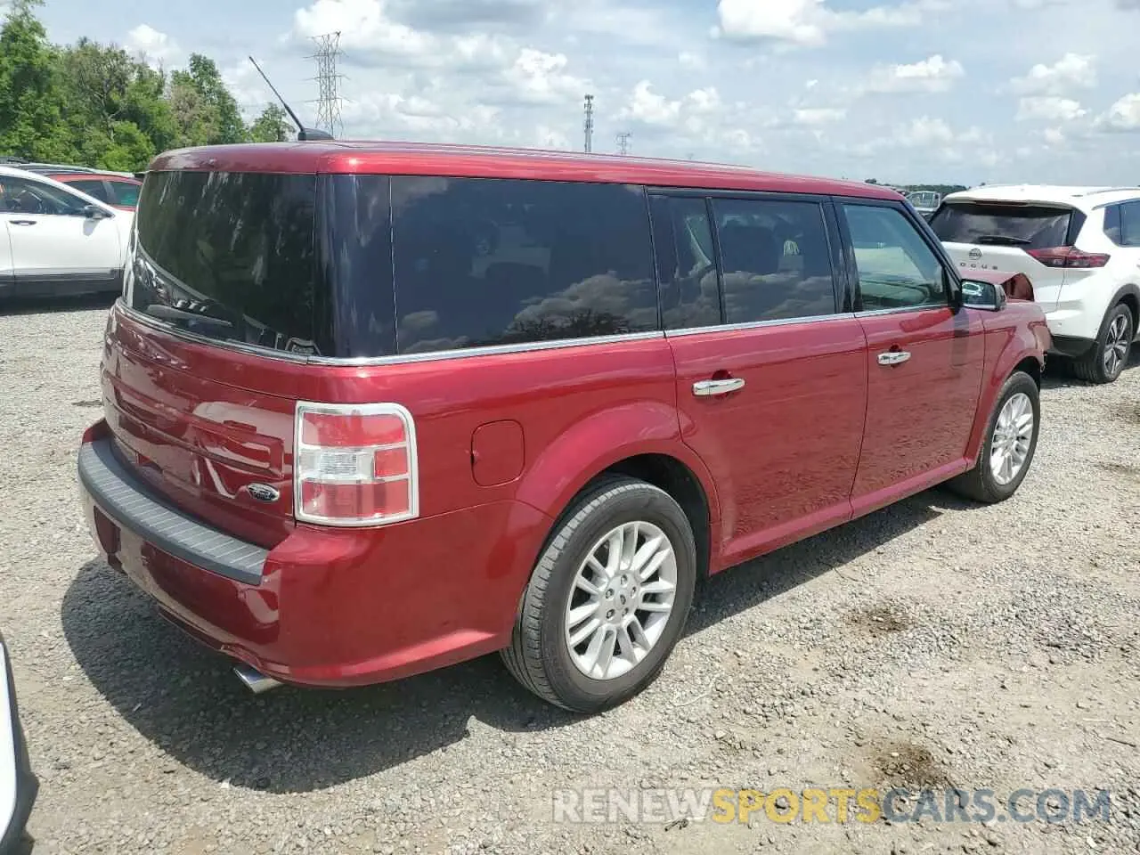 3 Фотография поврежденного автомобиля 2FMGK5C80KBA15943 FORD FLEX 2019