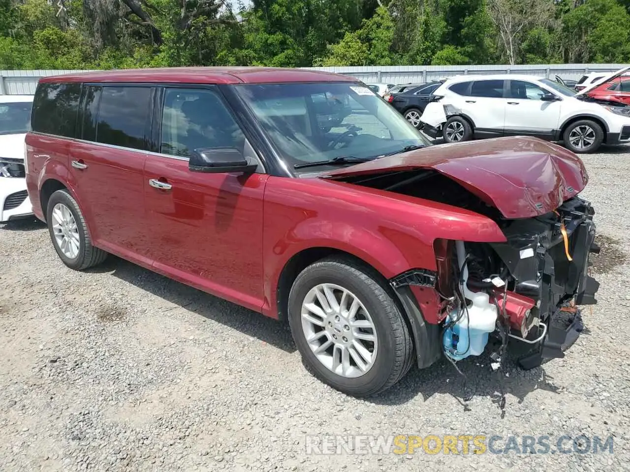 4 Фотография поврежденного автомобиля 2FMGK5C80KBA15943 FORD FLEX 2019