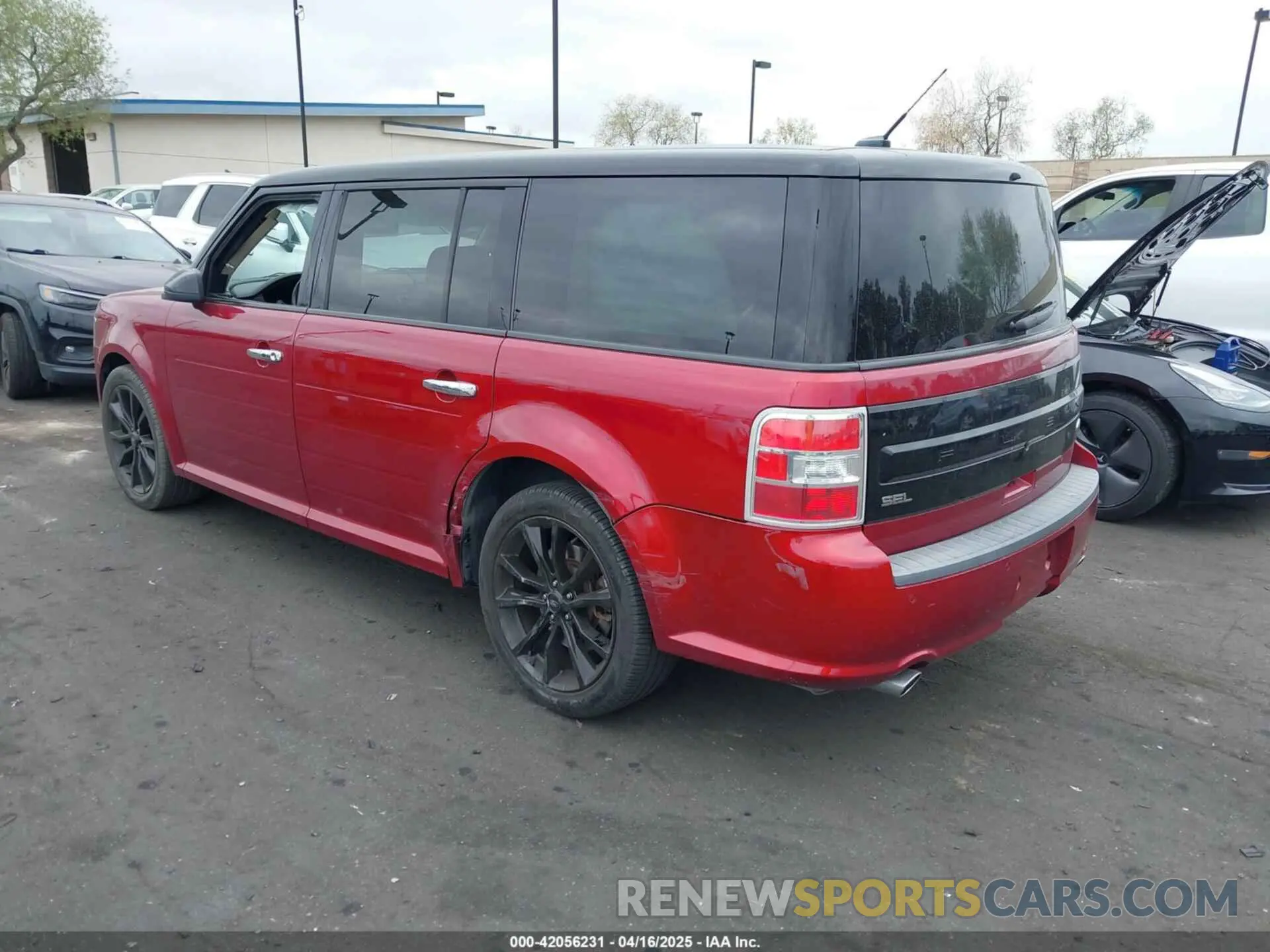 3 Фотография поврежденного автомобиля 2FMGK5C86KBA07992 FORD FLEX 2019