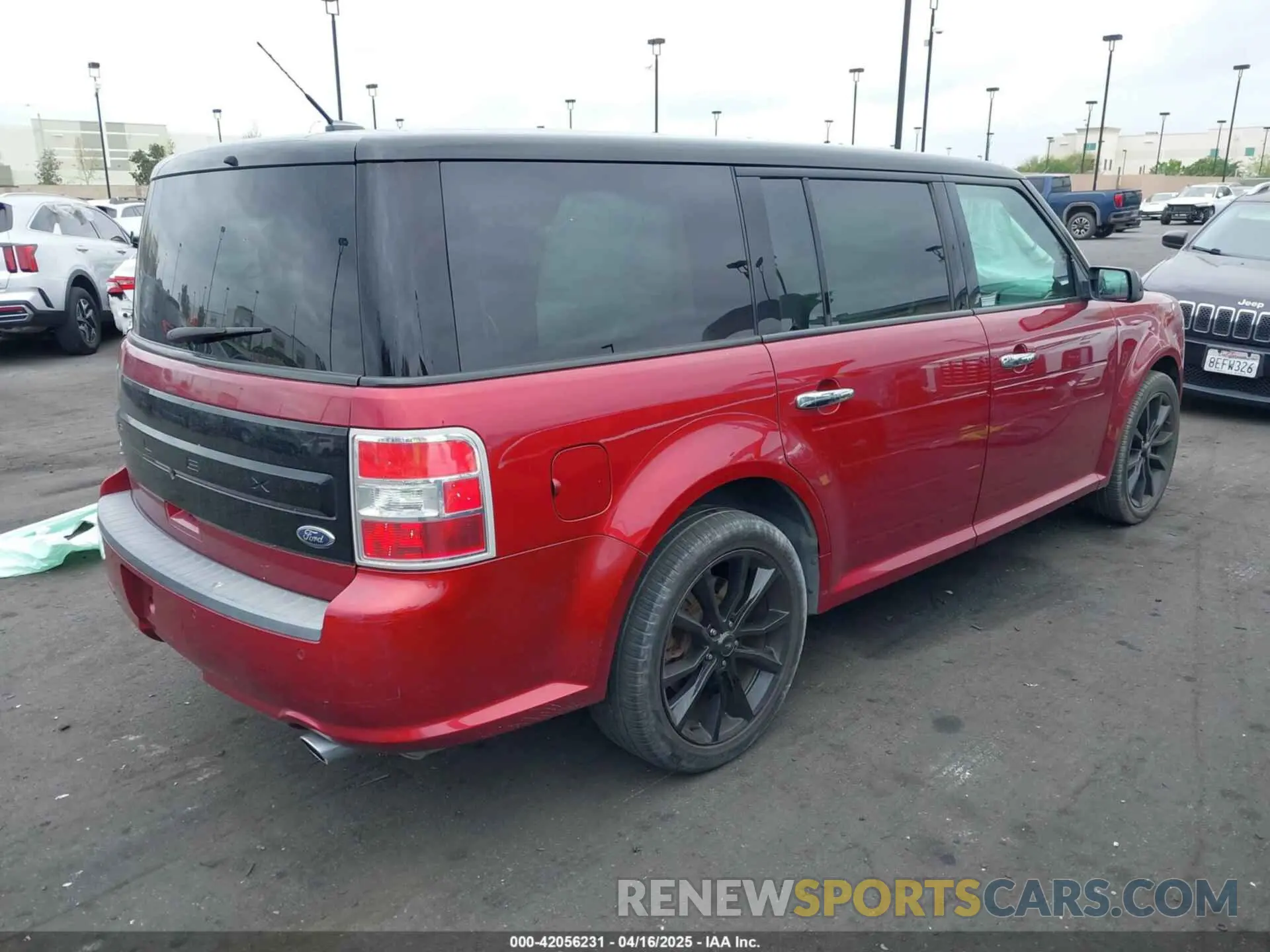 4 Фотография поврежденного автомобиля 2FMGK5C86KBA07992 FORD FLEX 2019