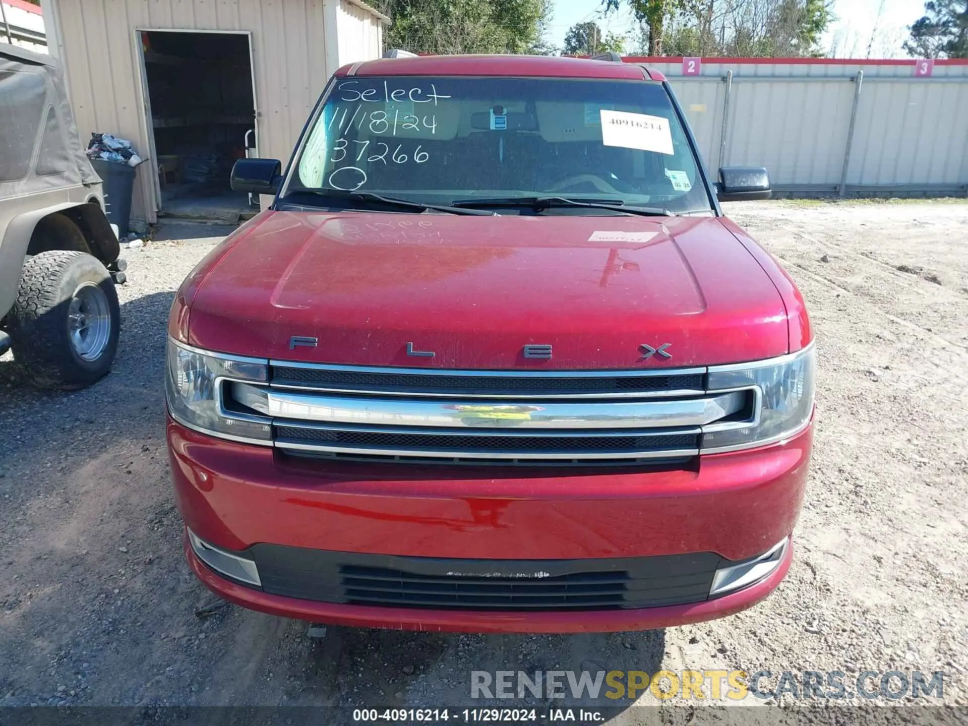 11 Photograph of a damaged car 2FMGK5C86KBA37266 FORD FLEX 2019