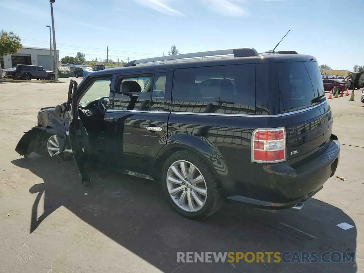 2 Фотография поврежденного автомобиля 2FMGK5C89KBA04763 FORD FLEX 2019