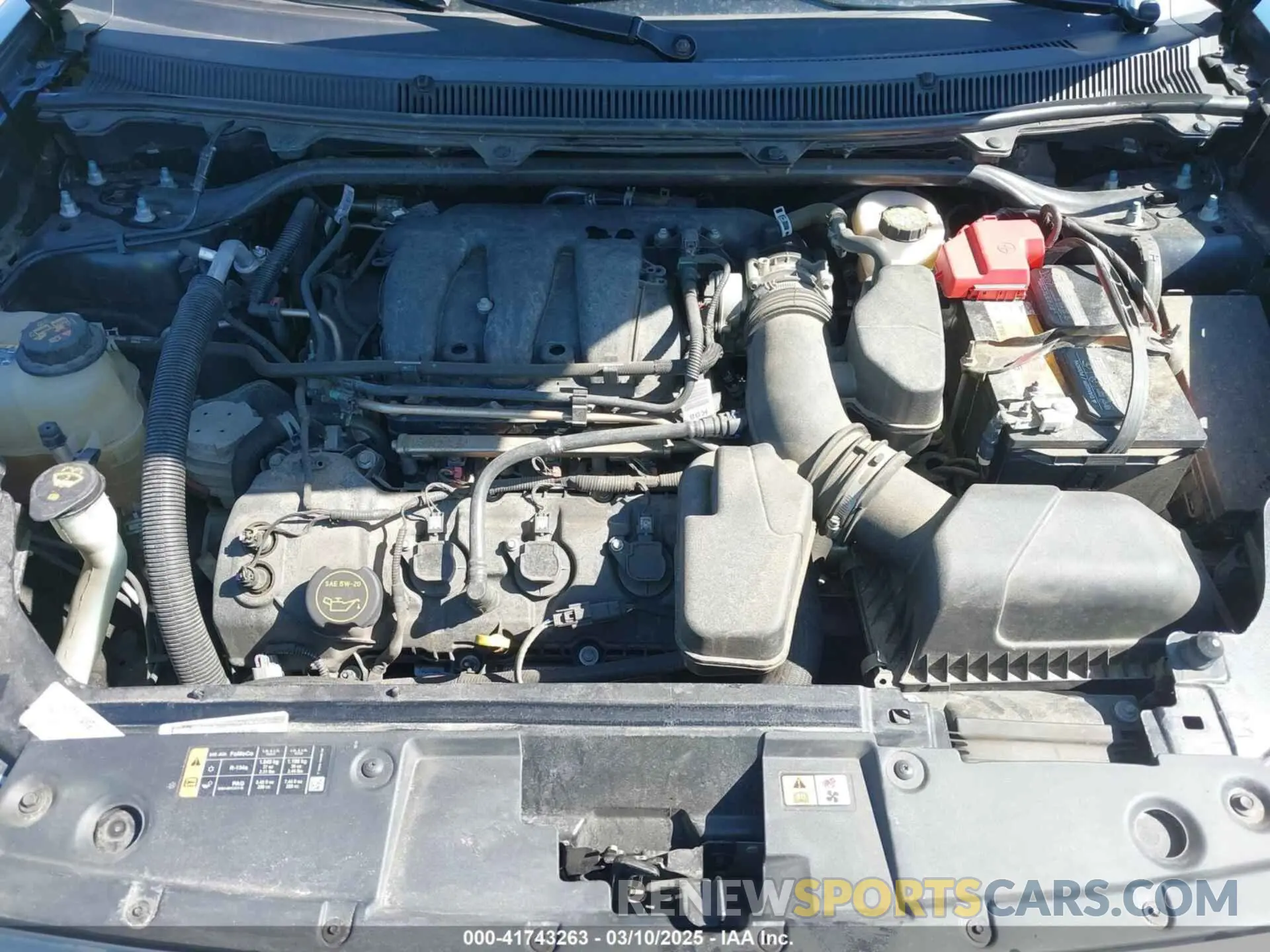 10 Photograph of a damaged car 2FMGK5C89KBA10918 FORD FLEX 2019