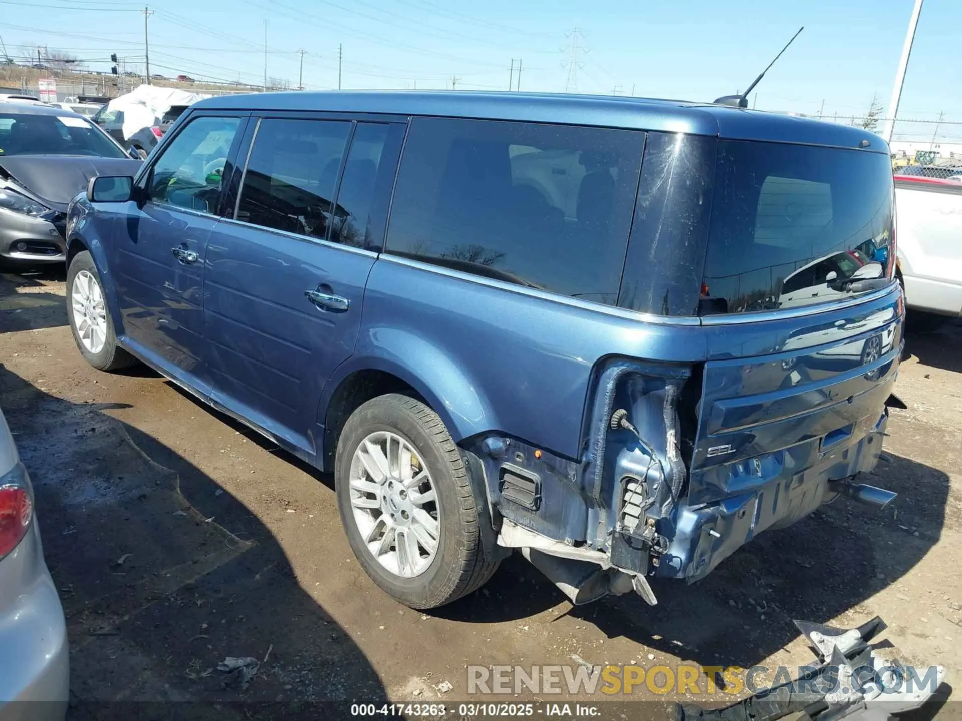3 Photograph of a damaged car 2FMGK5C89KBA10918 FORD FLEX 2019