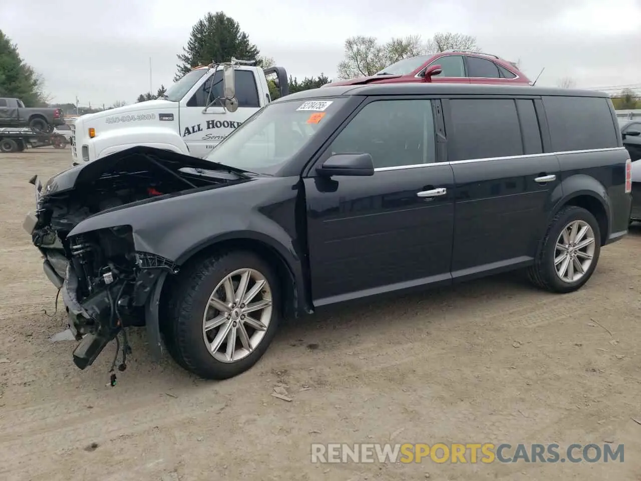 1 Photograph of a damaged car 2FMGK5D82KBA04263 FORD FLEX 2019