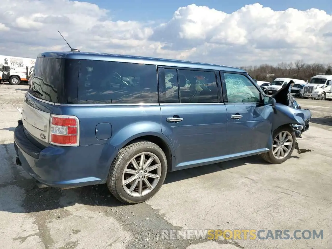 3 Фотография поврежденного автомобиля 2FMGK5D82KBA08801 FORD FLEX 2019
