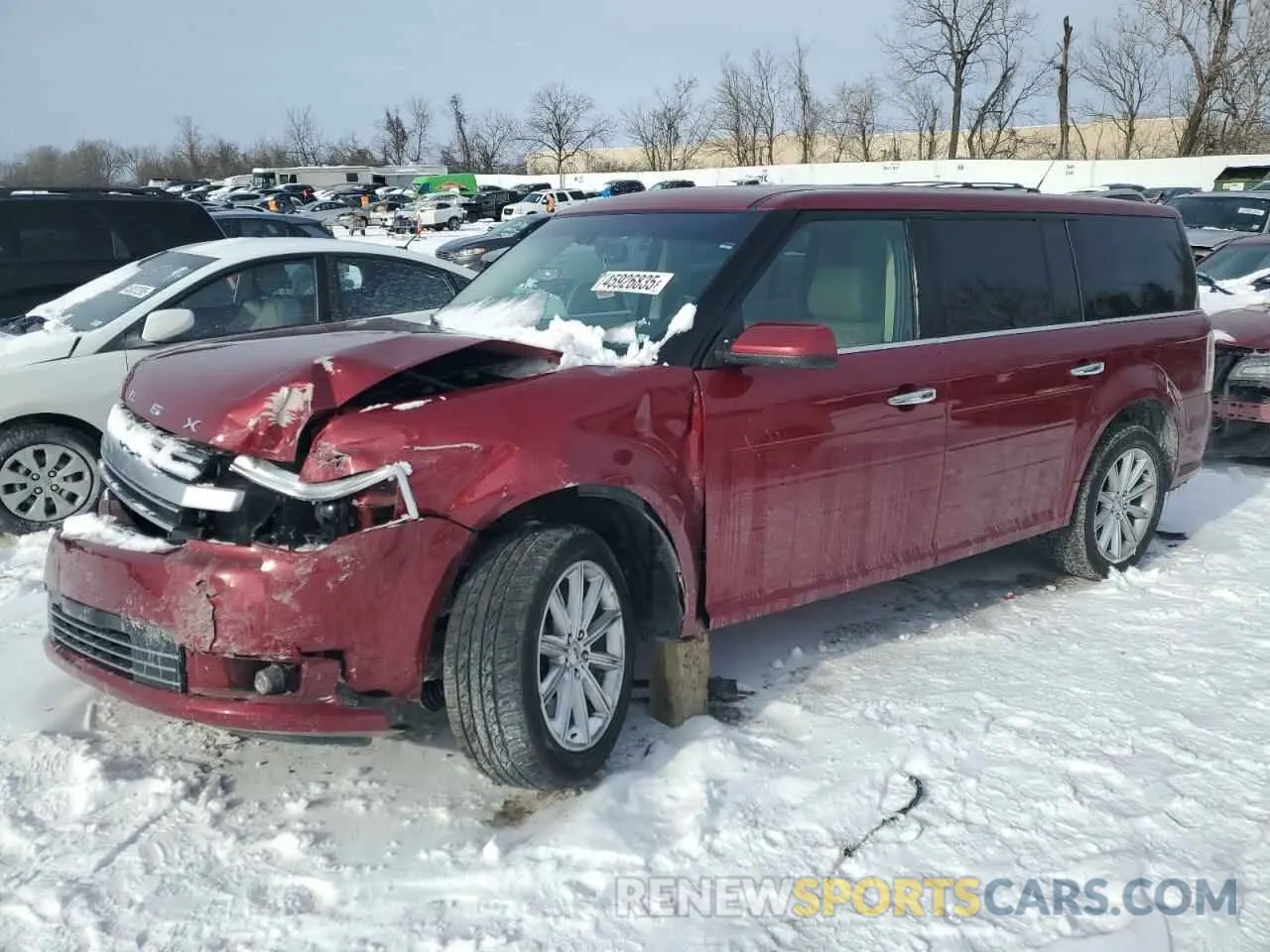 1 Photograph of a damaged car 2FMGK5D82KBA14520 FORD FLEX 2019