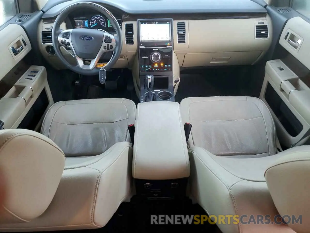 8 Фотография поврежденного автомобиля 2FMGK5D88KBA03442 FORD FLEX 2019