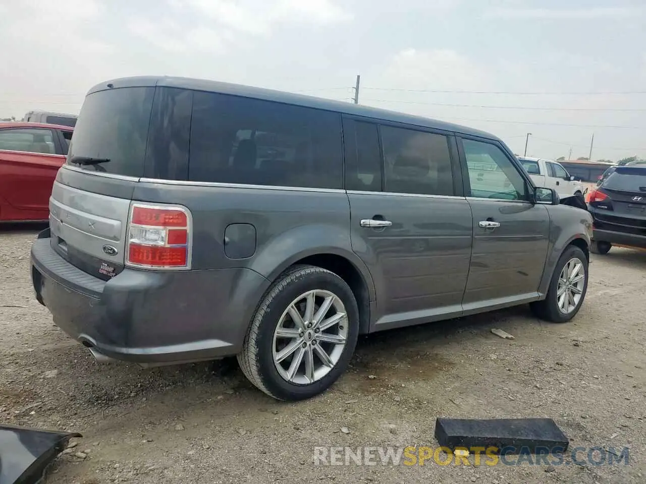 3 Photograph of a damaged car 2FMGK5D88KBA22573 FORD FLEX 2019