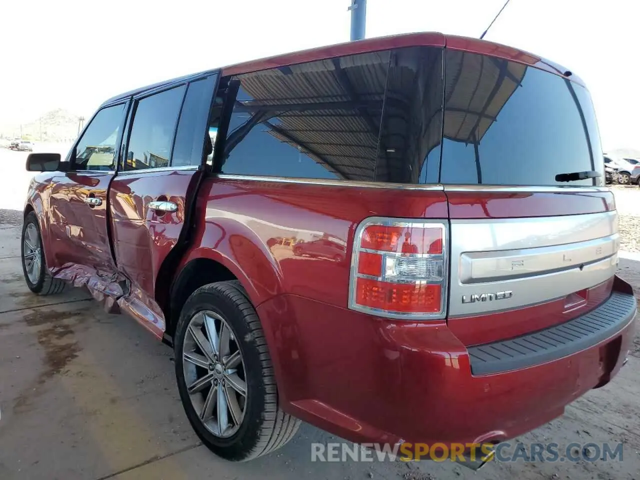 2 Photograph of a damaged car 2FMGK5D8XKBA20257 FORD FLEX 2019