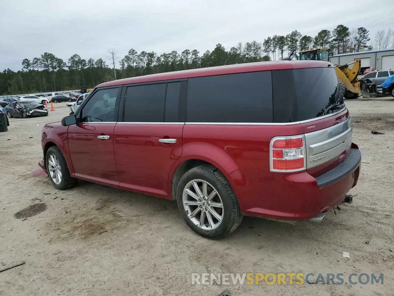 2 Photograph of a damaged car 2FMGK5D8XKBA23224 FORD FLEX 2019