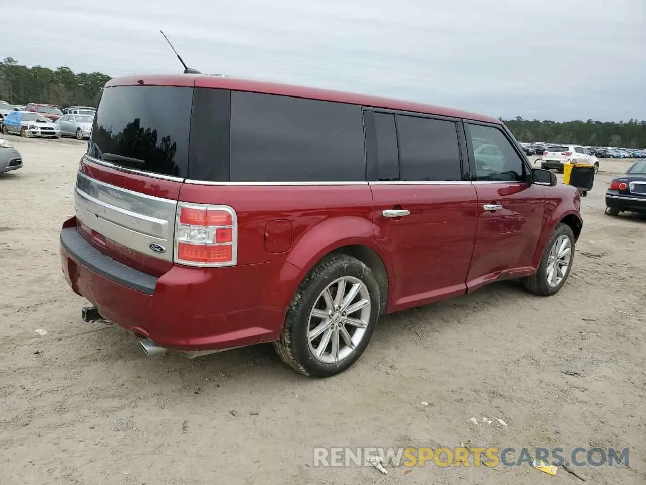 3 Photograph of a damaged car 2FMGK5D8XKBA23224 FORD FLEX 2019