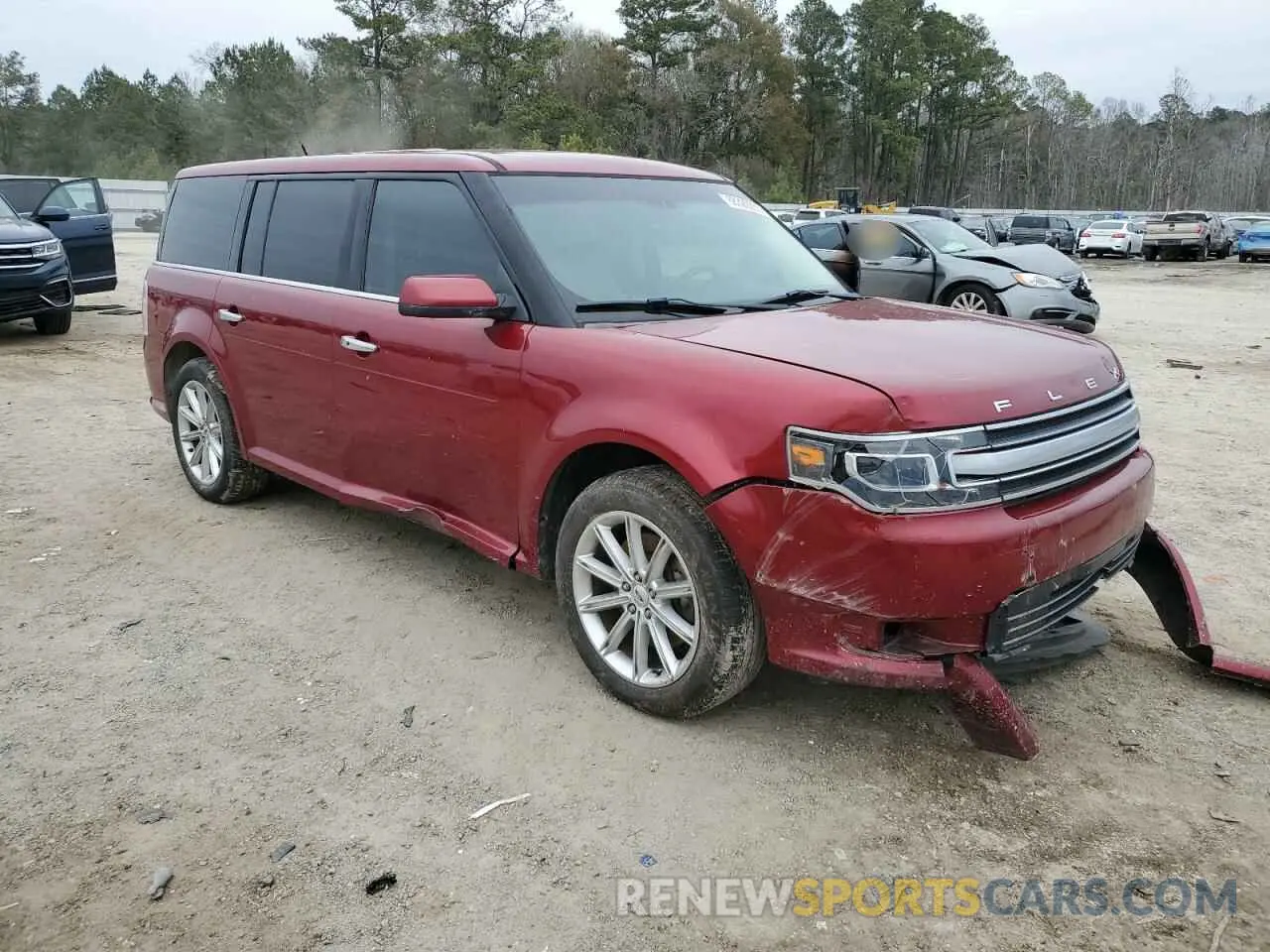 4 Photograph of a damaged car 2FMGK5D8XKBA23224 FORD FLEX 2019