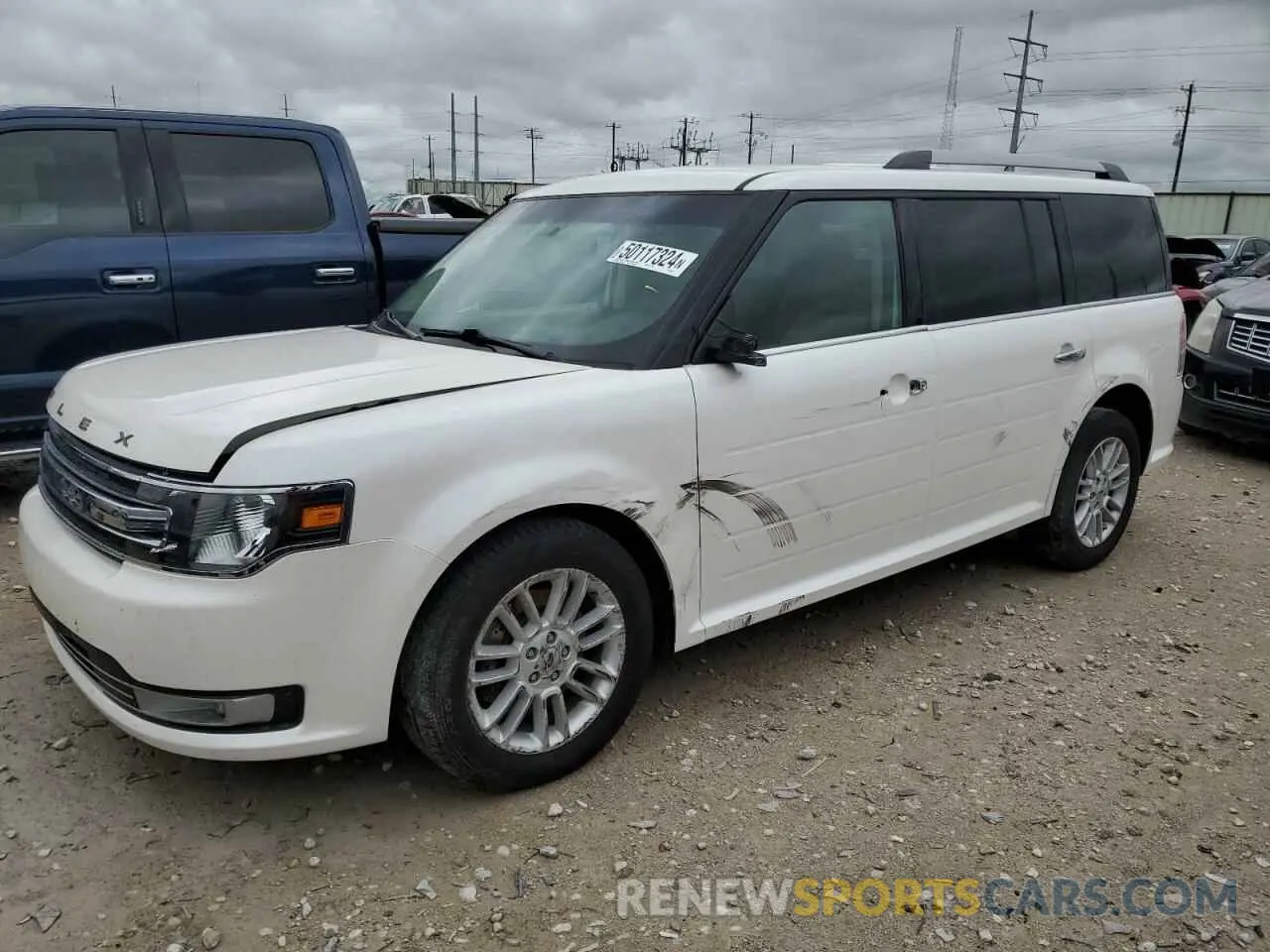 1 Photograph of a damaged car 2FMHK6C82KBA24010 FORD FLEX 2019