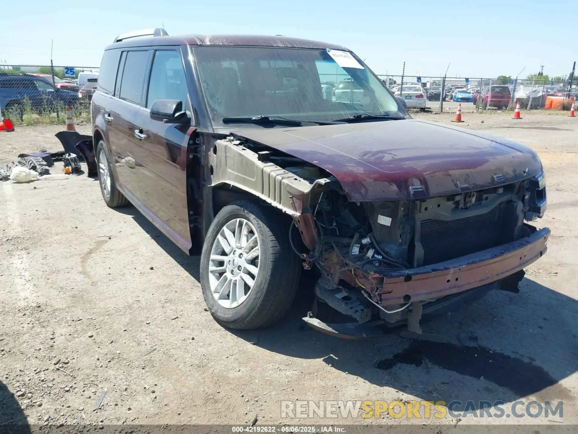 1 Photograph of a damaged car 2FMHK6C83KBA23383 FORD FLEX 2019