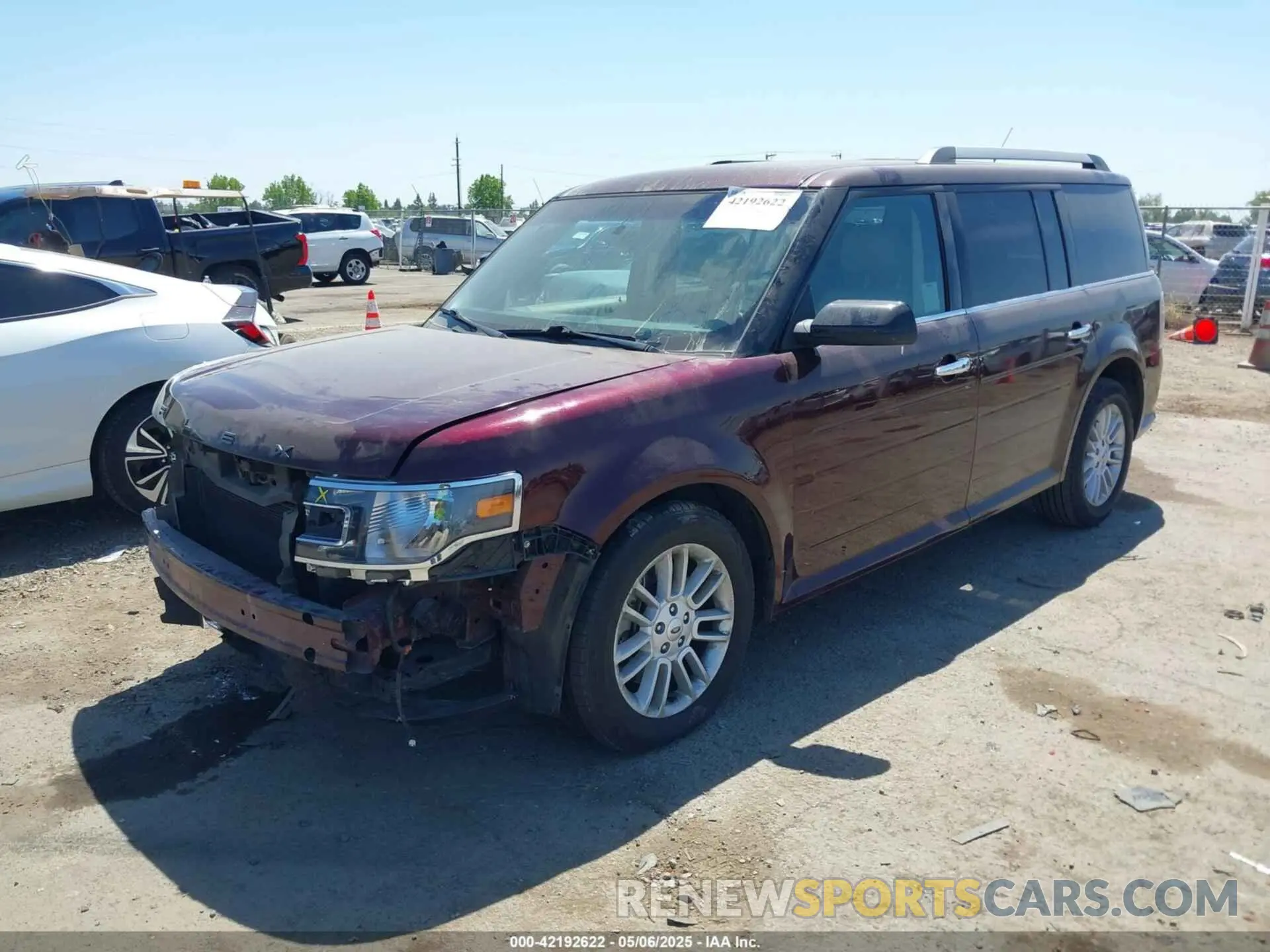 2 Photograph of a damaged car 2FMHK6C83KBA23383 FORD FLEX 2019