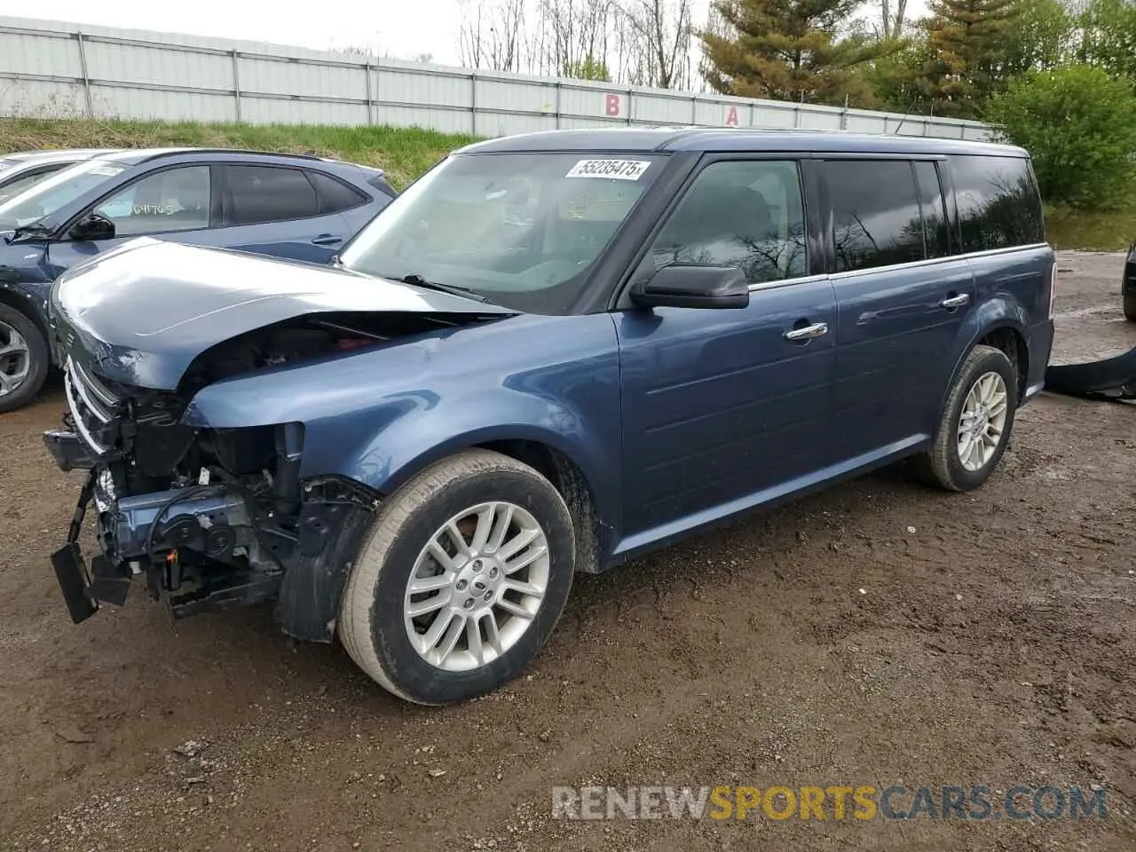 1 Photograph of a damaged car 2FMHK6C83KBA38465 FORD FLEX 2019
