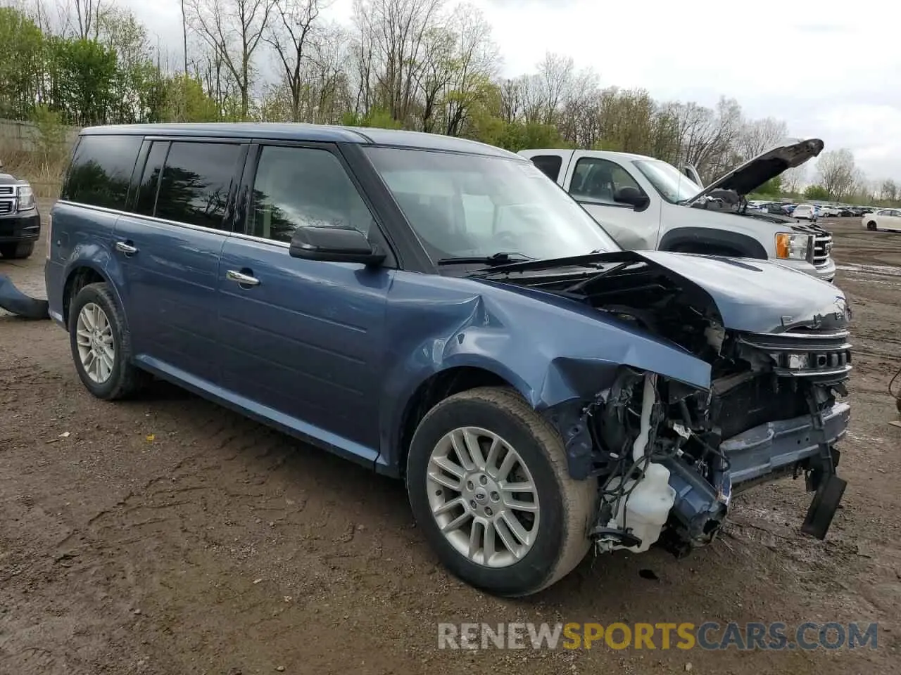 4 Photograph of a damaged car 2FMHK6C83KBA38465 FORD FLEX 2019