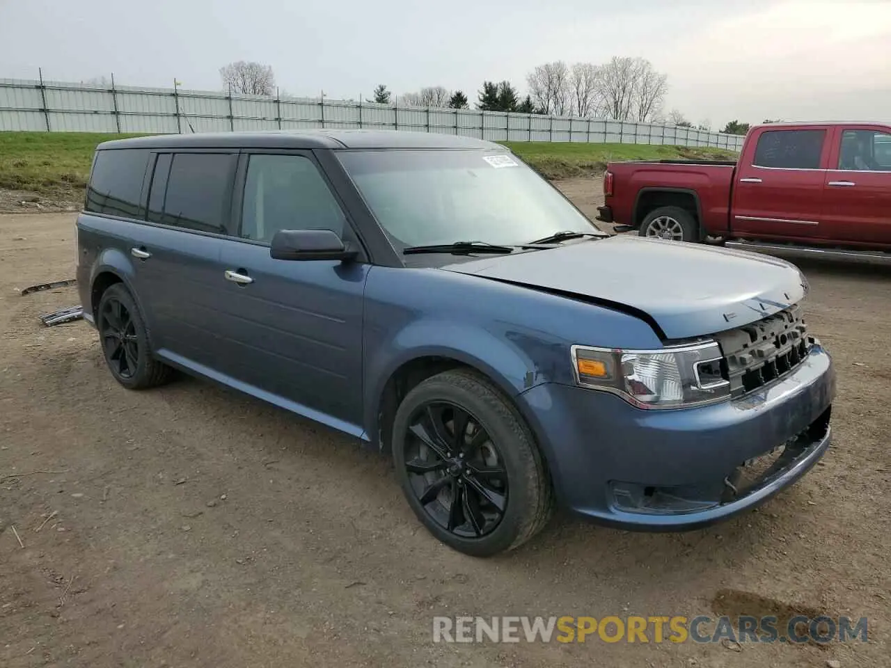 4 Photograph of a damaged car 2FMHK6C88KBA19524 FORD FLEX 2019