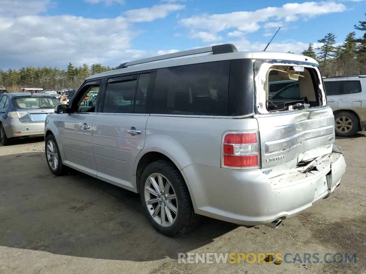 2 Фотография поврежденного автомобиля 2FMHK6D83KBA36200 FORD FLEX 2019