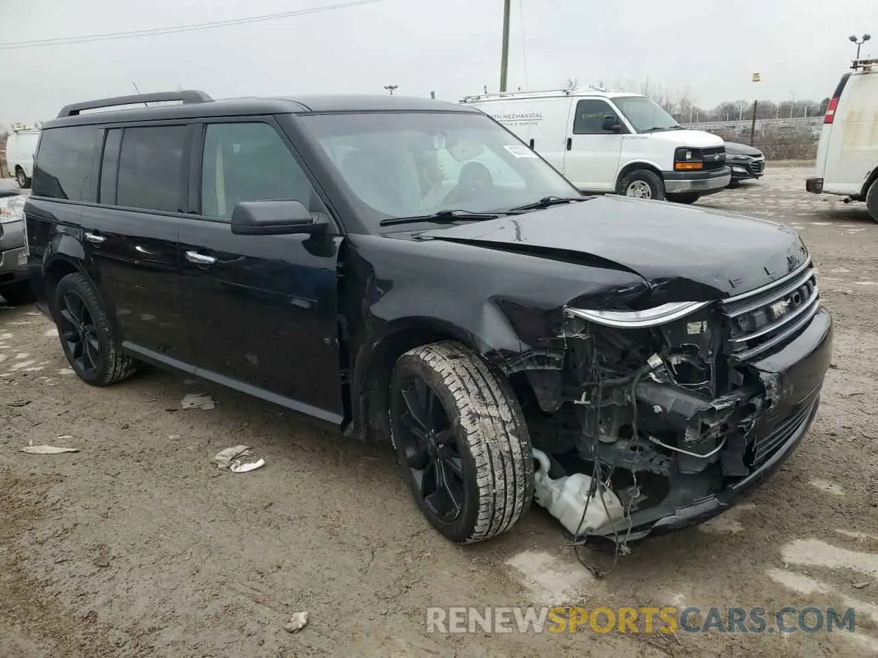 4 Фотография поврежденного автомобиля 2FMHK6D84KBA02735 FORD FLEX 2019