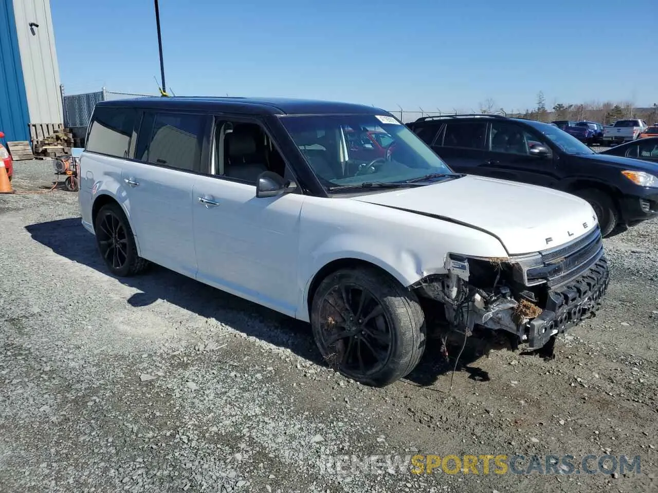 4 Фотография поврежденного автомобиля 2FMHK6D84KBA03383 FORD FLEX 2019