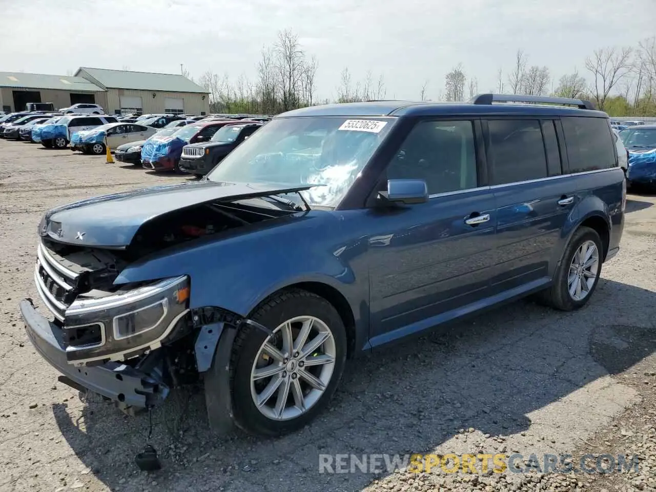 1 Photograph of a damaged car 2FMHK6D84KBA24086 FORD FLEX 2019