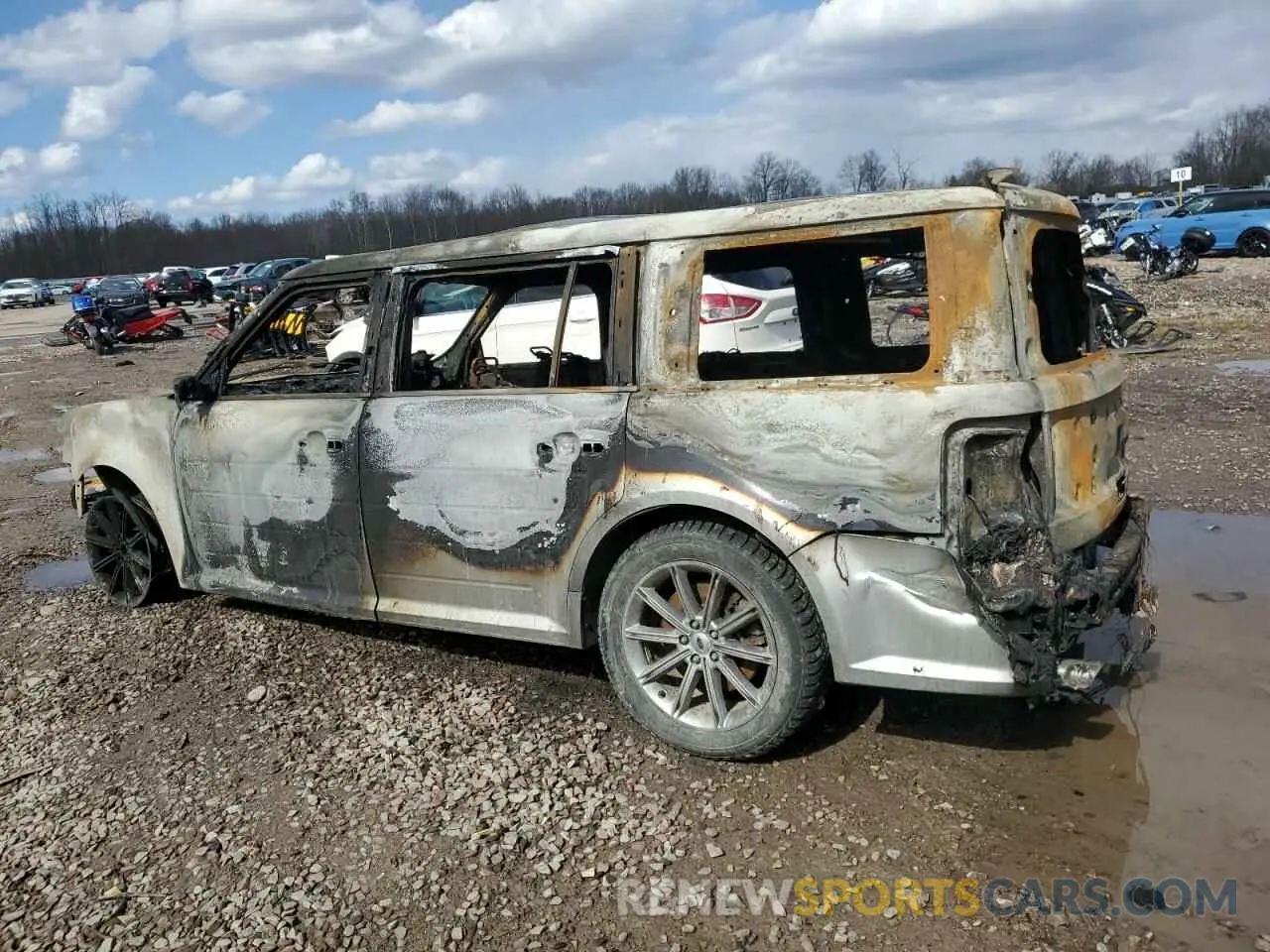 2 Фотография поврежденного автомобиля 2FMHK6D85KBA08706 FORD FLEX 2019