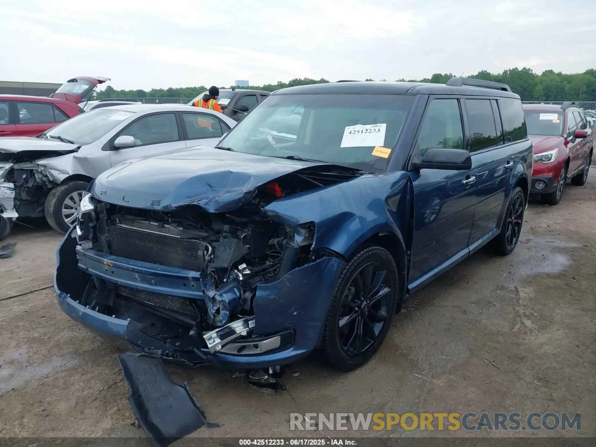2 Photograph of a damaged car 2FMHK6DT4KBA25128 FORD FLEX 2019