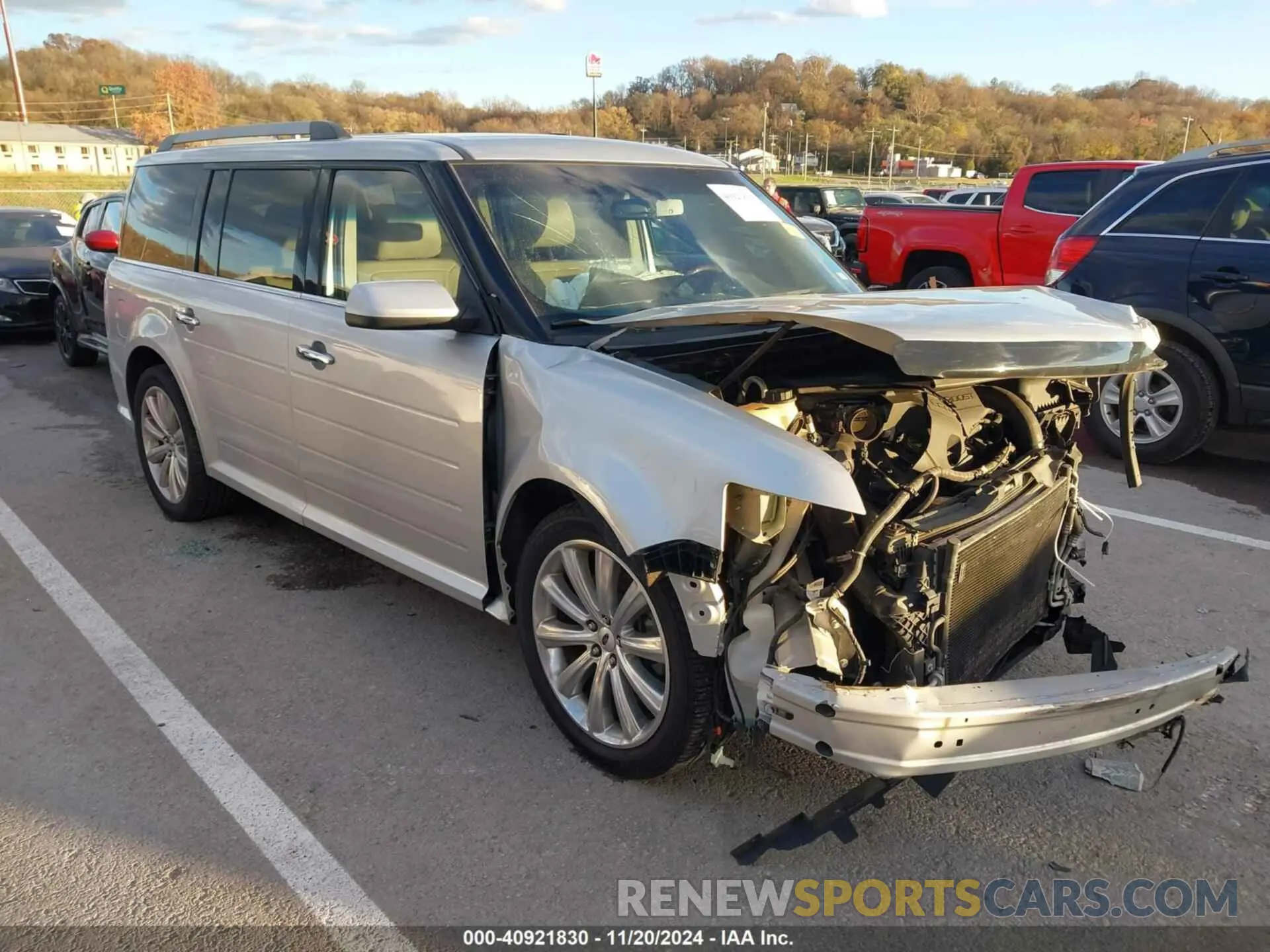 1 Photograph of a damaged car 2FMHK6DTXKBA16062 FORD FLEX 2019