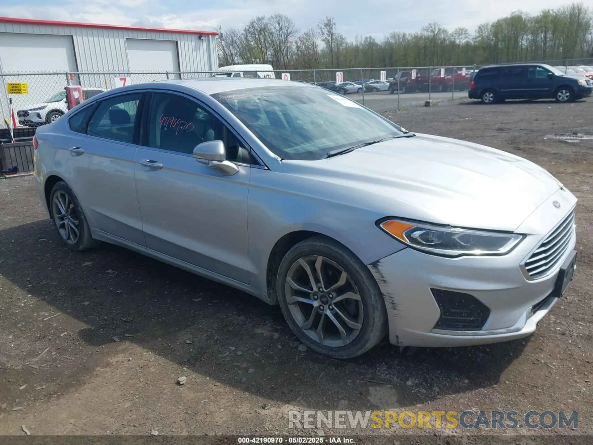 1 Photograph of a damaged car 3FA6P0CD0KR238301 FORD FUSION 2019