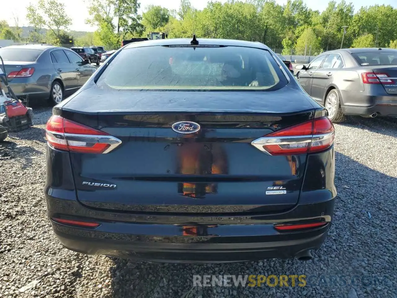 6 Фотография поврежденного автомобиля 3FA6P0CD0KR264655 FORD FUSION 2019