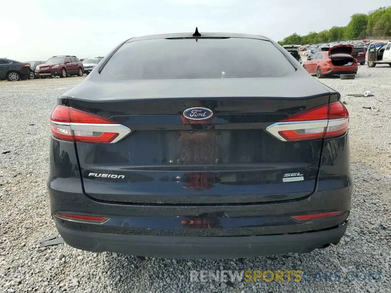 6 Photograph of a damaged car 3FA6P0CD3KR116452 FORD FUSION 2019
