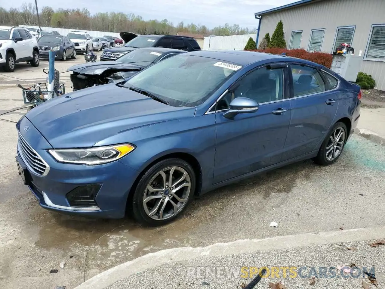 1 Photograph of a damaged car 3FA6P0CD3KR238289 FORD FUSION 2019