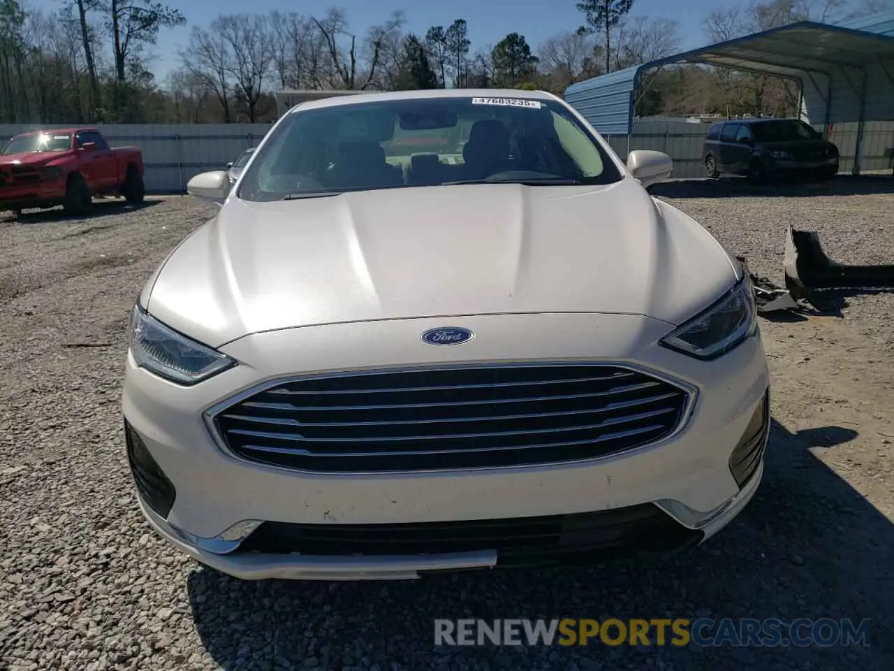 5 Фотография поврежденного автомобиля 3FA6P0CD4KR160220 FORD FUSION 2019