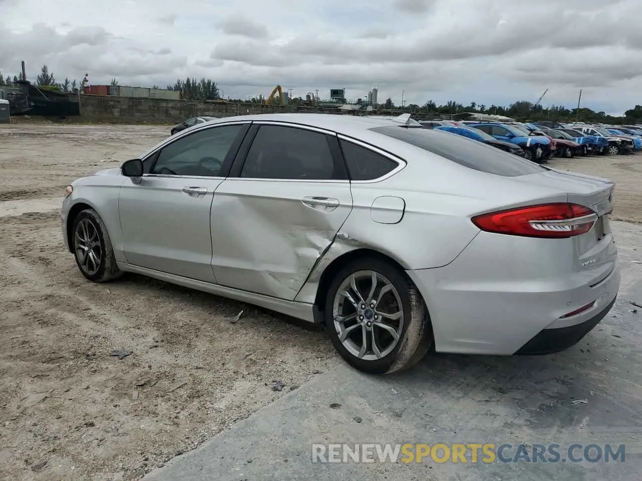 2 Photograph of a damaged car 3FA6P0CD5KR138503 FORD FUSION 2019