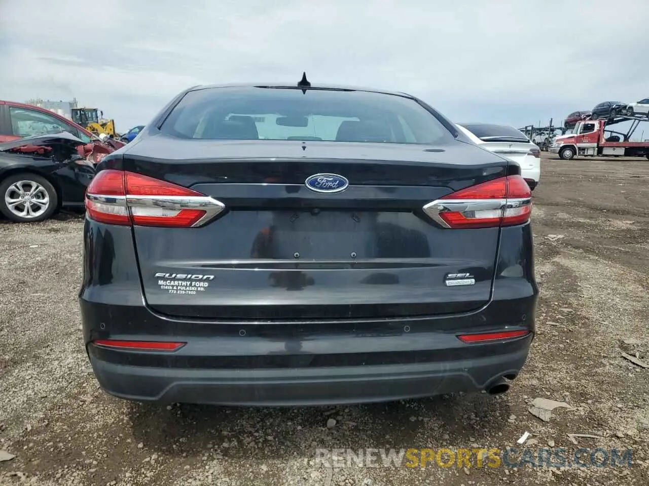 6 Photograph of a damaged car 3FA6P0CD6KR181070 FORD FUSION 2019