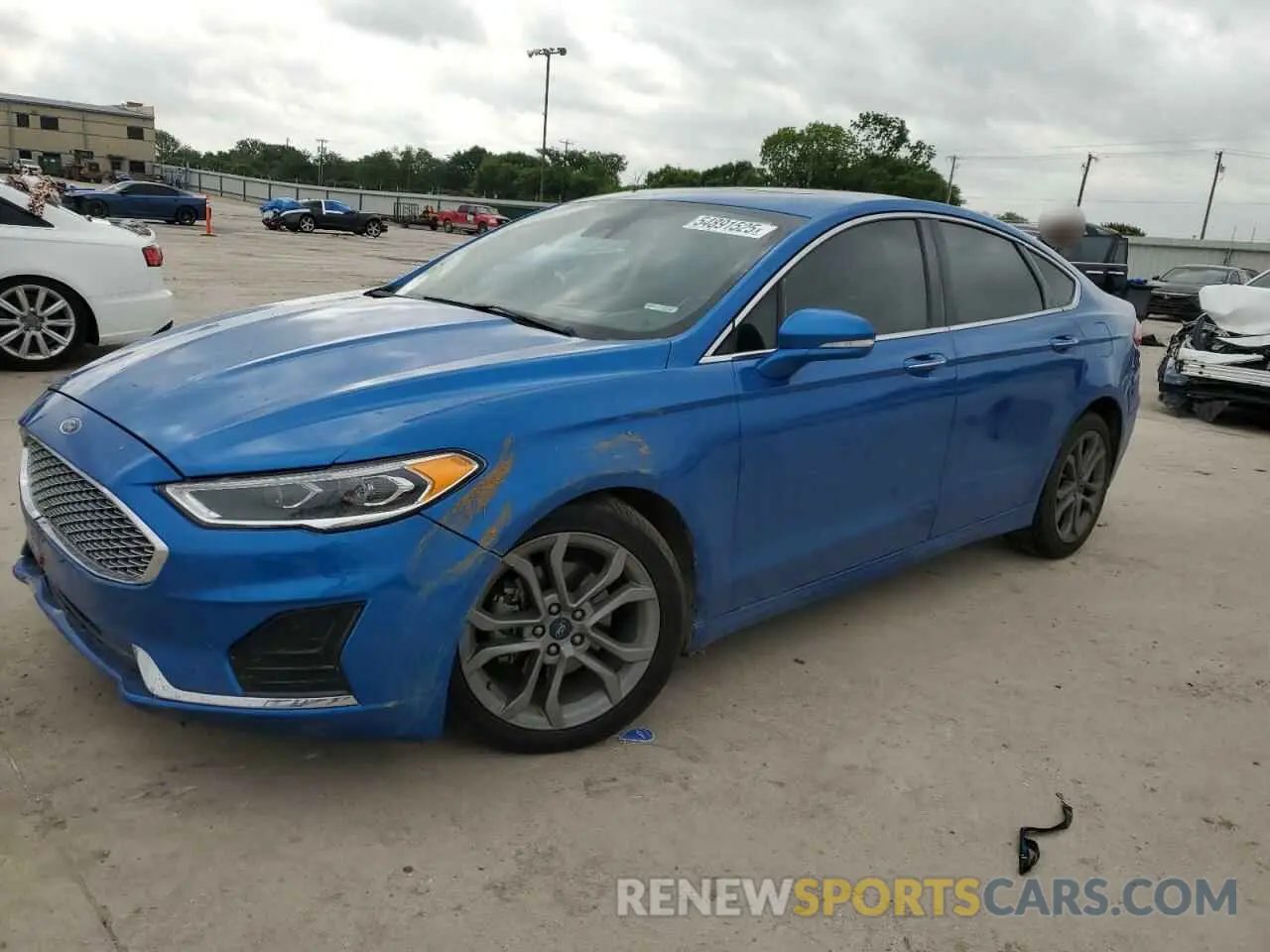 1 Photograph of a damaged car 3FA6P0CD6KR219753 FORD FUSION 2019