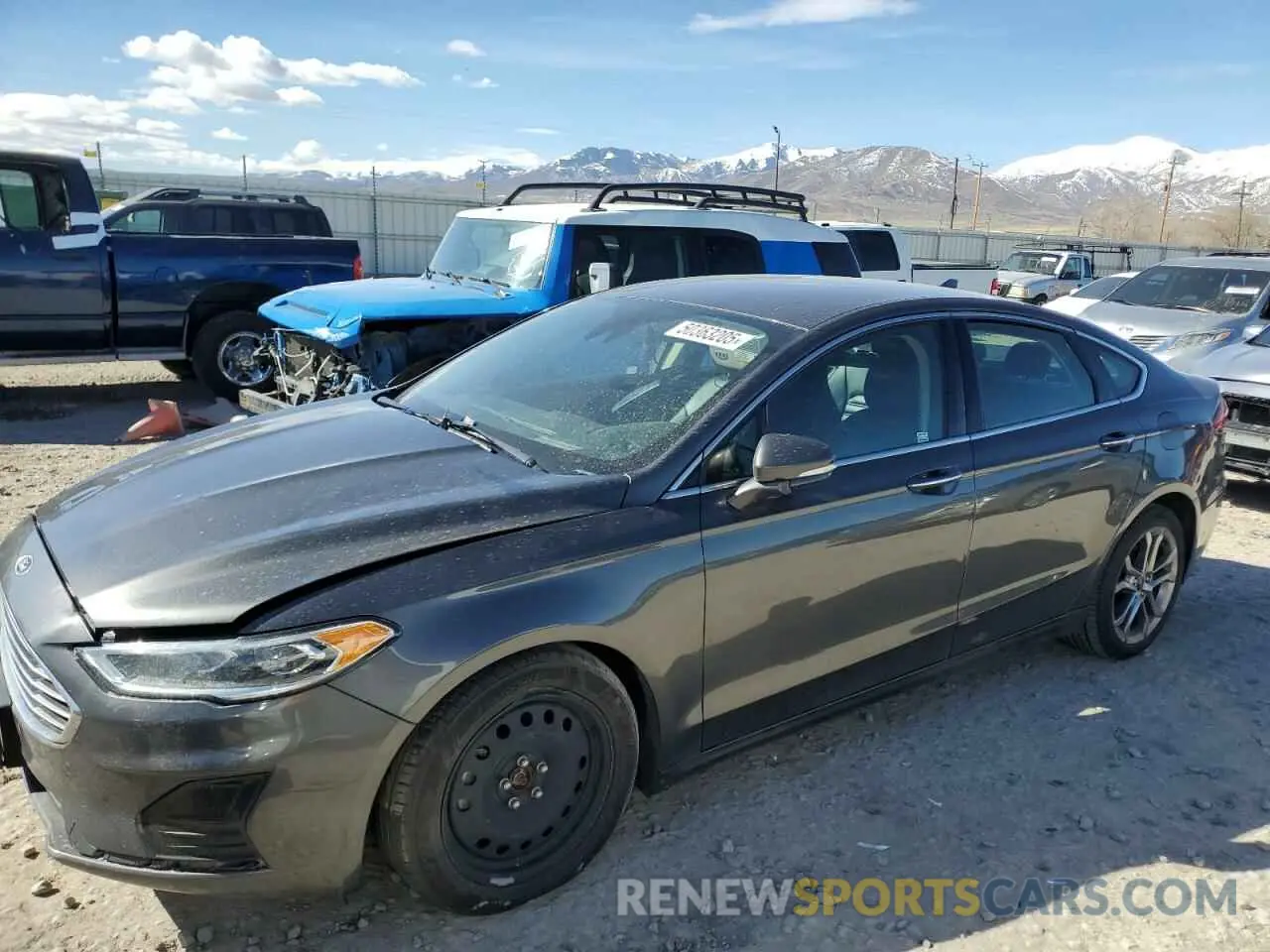 1 Photograph of a damaged car 3FA6P0CD7KR264832 FORD FUSION 2019