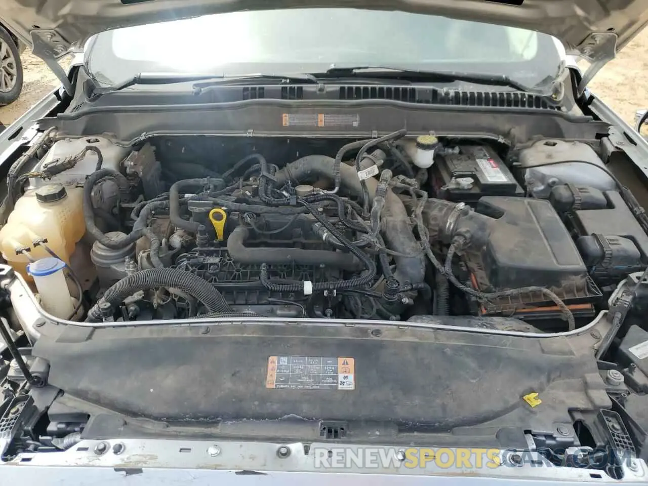 11 Фотография поврежденного автомобиля 3FA6P0CDXKR237852 FORD FUSION 2019