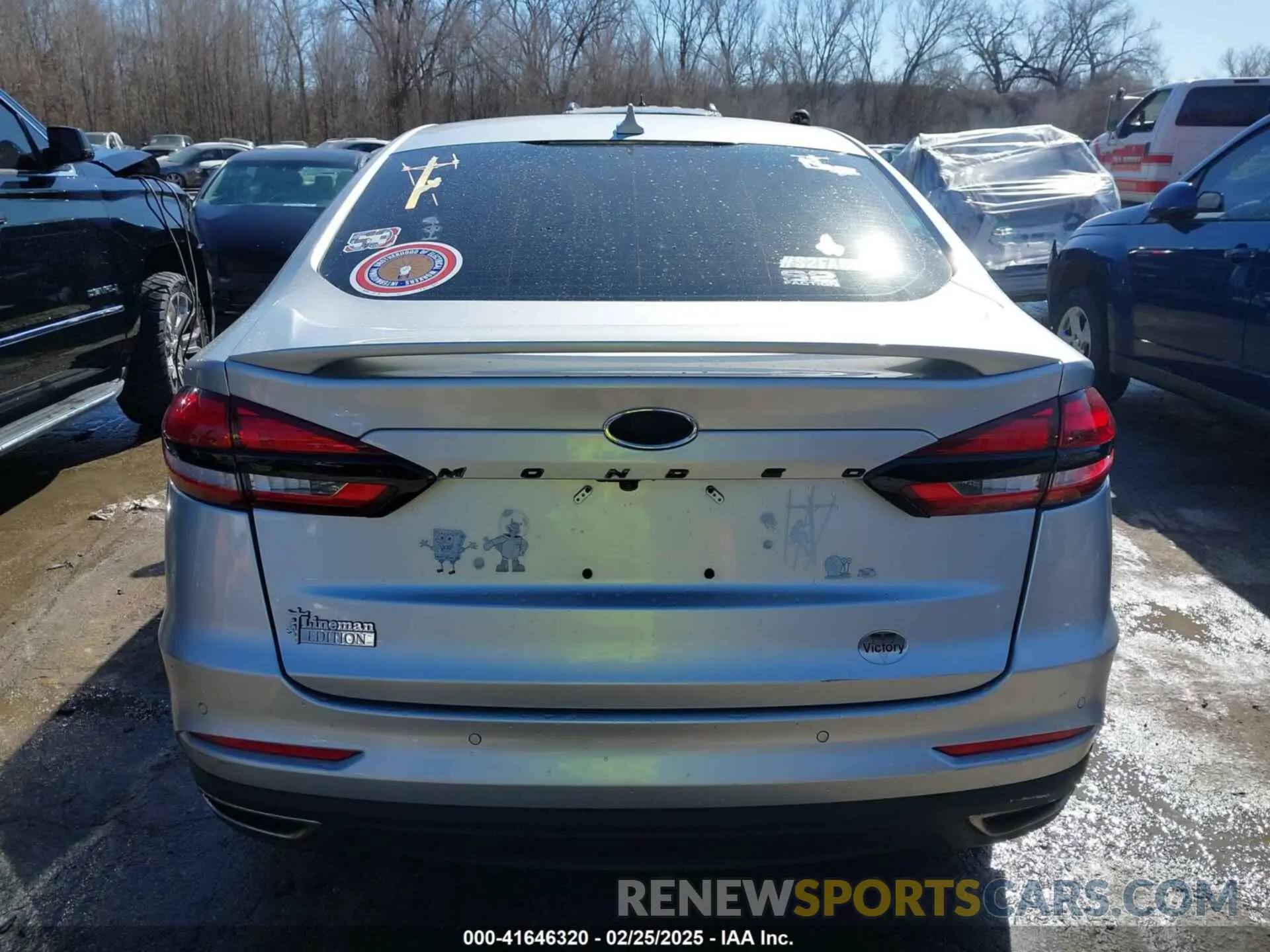 16 Фотография поврежденного автомобиля 3FA6P0D91KR187109 FORD FUSION 2019
