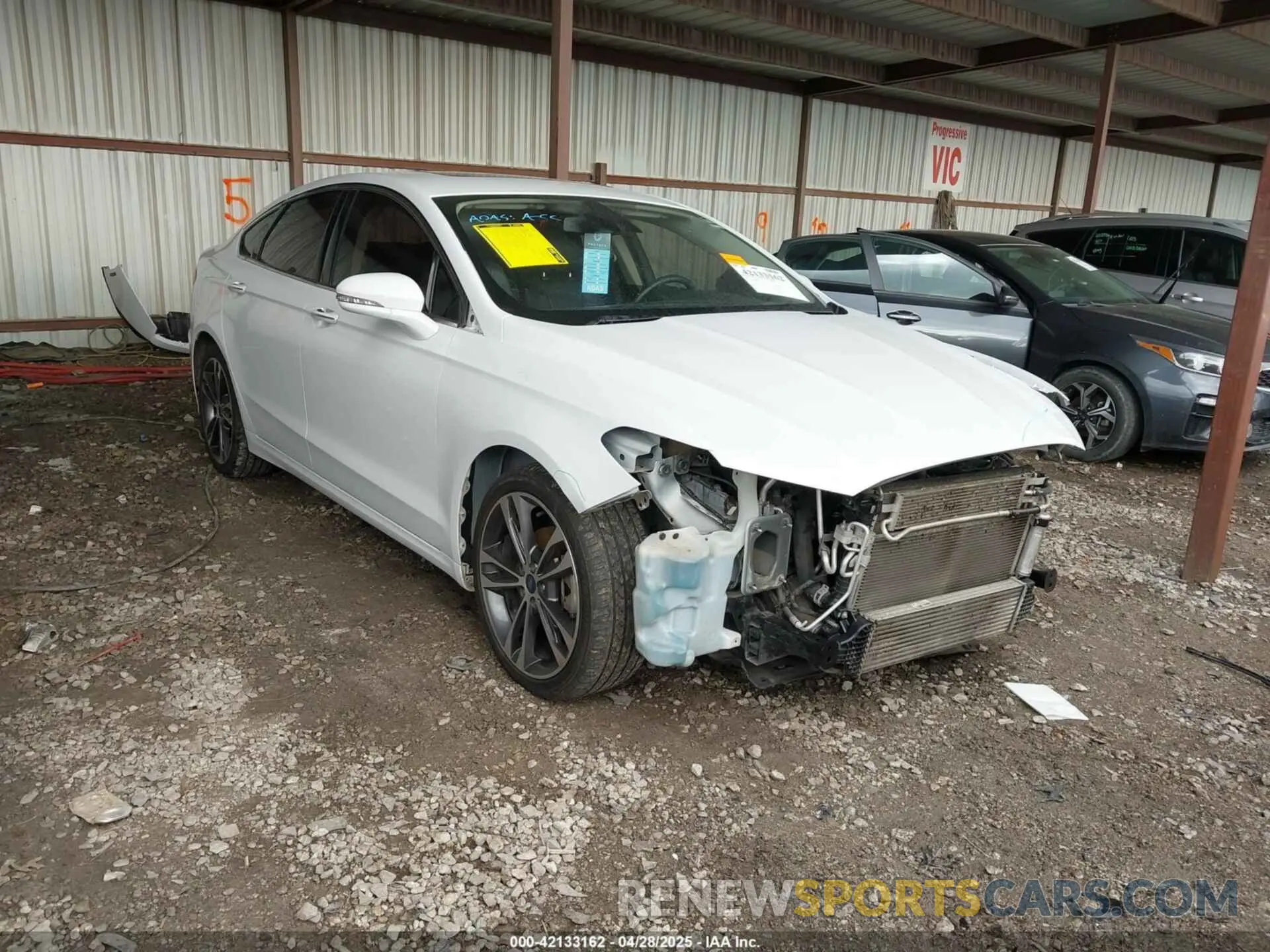 1 Photograph of a damaged car 3FA6P0D93KR124206 FORD FUSION 2019