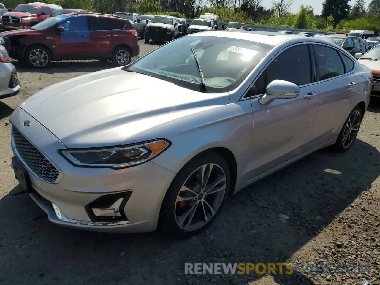 1 Фотография поврежденного автомобиля 3FA6P0D93KR205125 FORD FUSION 2019