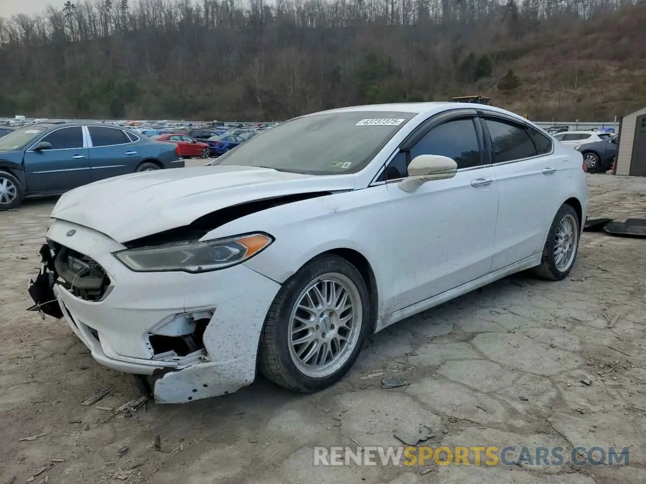 1 Photograph of a damaged car 3FA6P0D95KR187291 FORD FUSION 2019