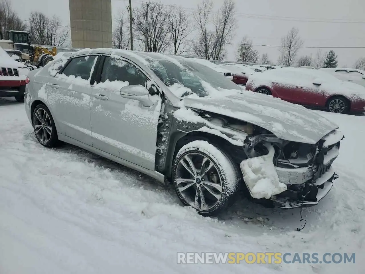 4 Photograph of a damaged car 3FA6P0D95KR263544 FORD FUSION 2019