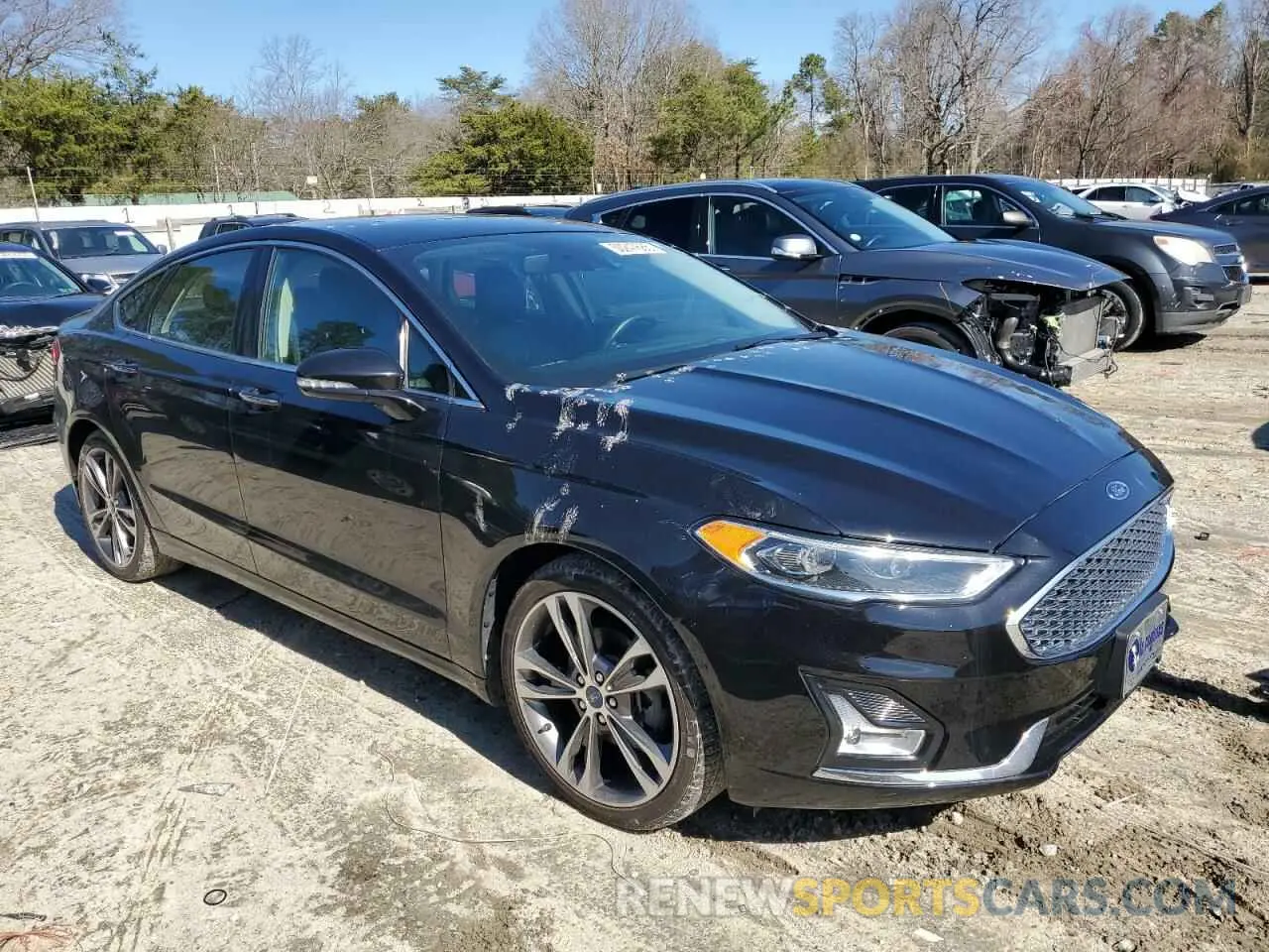 4 Photograph of a damaged car 3FA6P0D96KR187221 FORD FUSION 2019