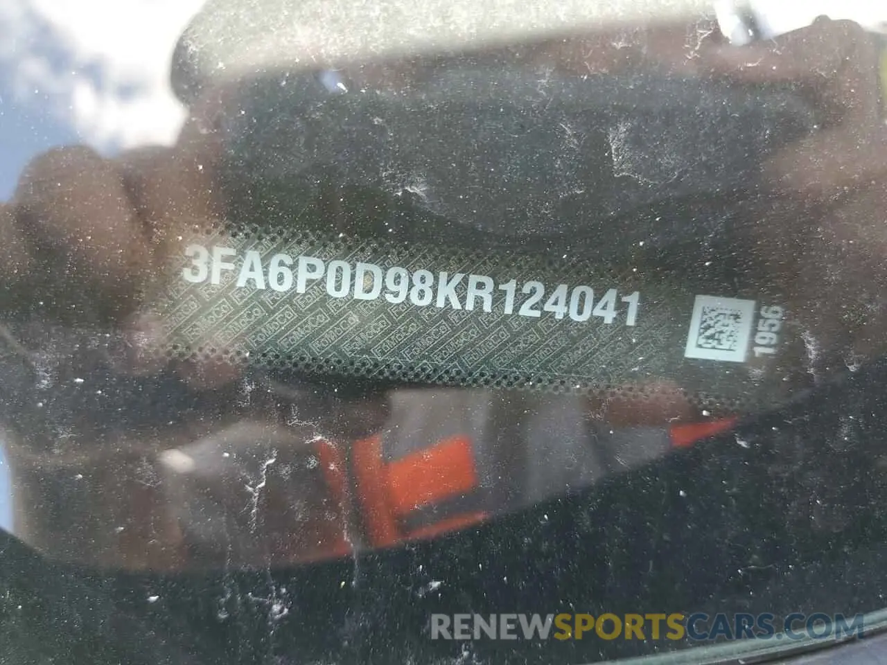 12 Photograph of a damaged car 3FA6P0D98KR124041 FORD FUSION 2019