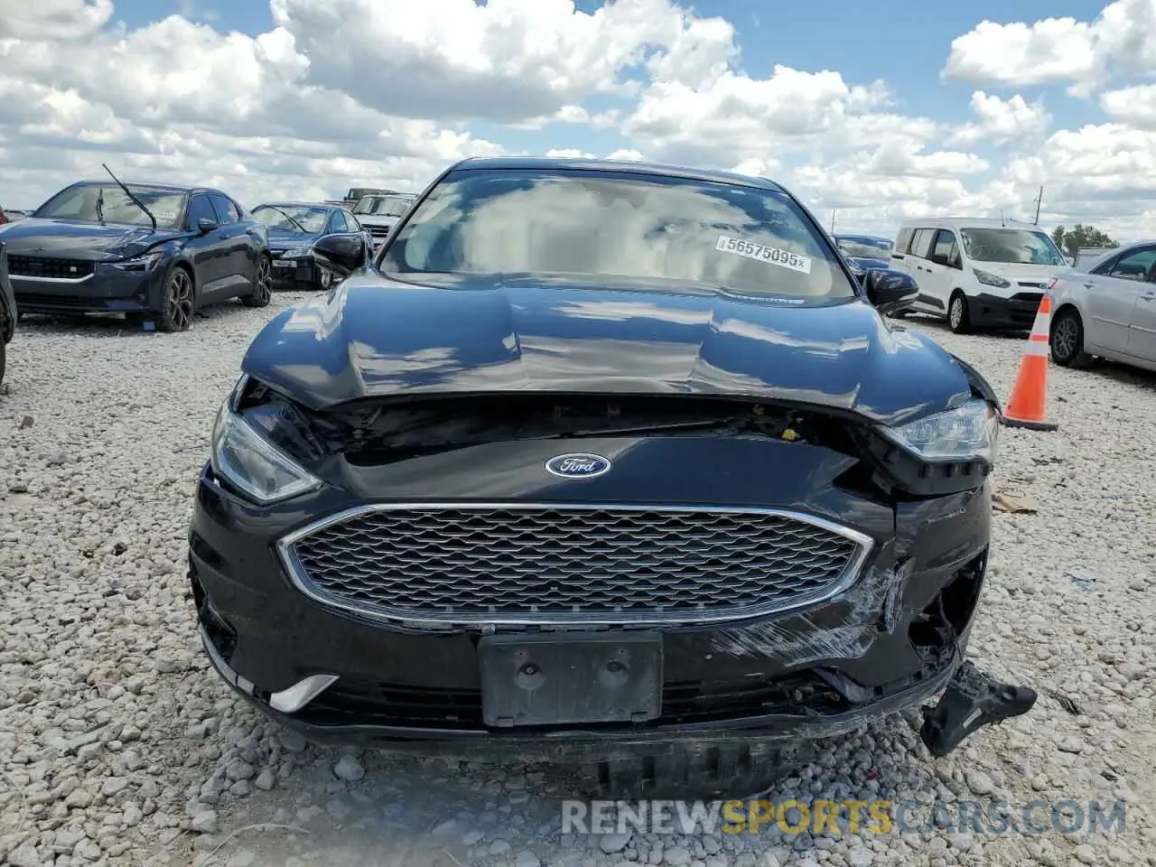 5 Photograph of a damaged car 3FA6P0D98KR124041 FORD FUSION 2019