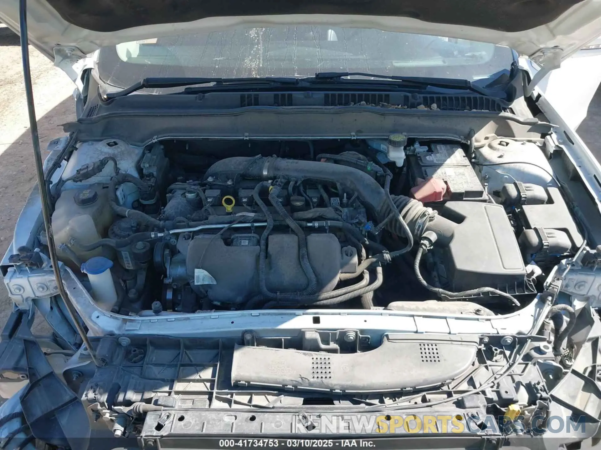 10 Photograph of a damaged car 3FA6P0D98KR124086 FORD FUSION 2019
